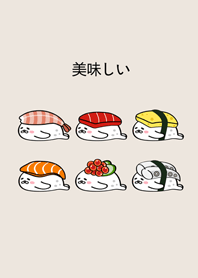 慵懶海豹部隊˙小壽司(象牙米色)