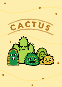 Tiny cactus in the desert
