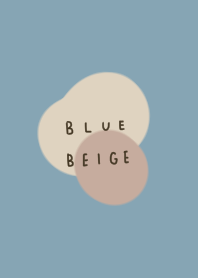 Adult cute blue beige x beige.