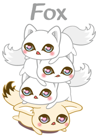 Arctic Fox as white as snow Theme 3