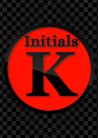 Good fortune Initials 9 "K"