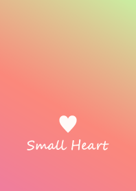 Small Heart *Pink+Orange+Green*