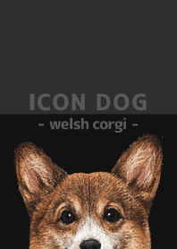ICON DOG - Welsh Corgi 01 - BLACK/03