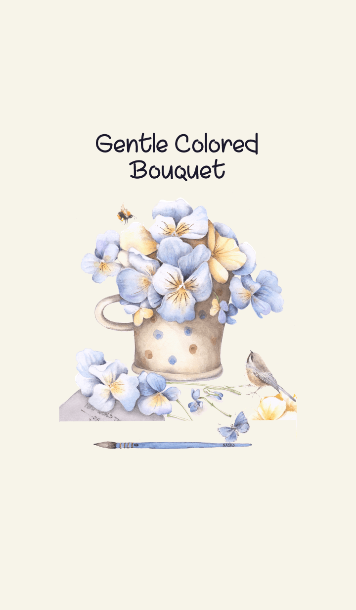 gentle colored bouquet 4