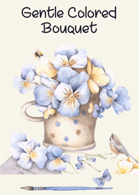 gentle colored bouquet 4