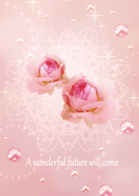 人生が好転する幸運のバラ♪ピンク