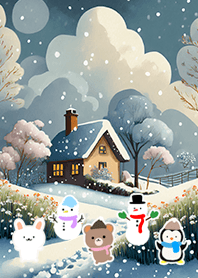 Kawaii scandinavian style(Winter-958)