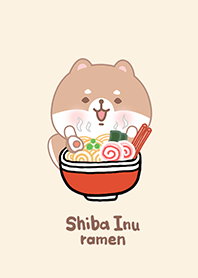 Cute Shiba Inu Ramen