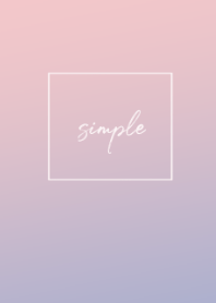 simple cursive -serenity quartz-