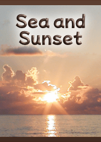Sea and Sunset Theme (Brown)