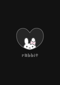 Rabbits Ribbon [Black]