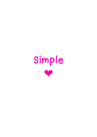 Simple [Pink&White] No.007 fm
