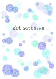 watercolor painting-dot pattern5 -joc