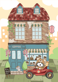 Doggi in sweet coffee shop