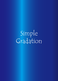 Simple Gradation -GLOSSY BLUE-