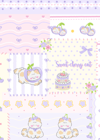 sweet cherry cat (purple)