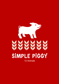 Simple Piggy2 : 12 Animals