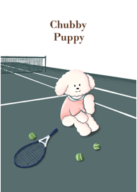 Tennis with Cubby Puppy | Brown