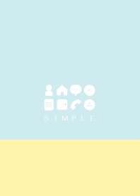 シンプル（yellow blue)V.292