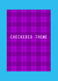PURPLE CHECKERED THEME-BLUE-GREEN