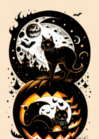浮世絵万聖節猫 0a85BD