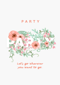 大人花柄/PARTY