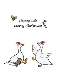 Dwarf goose! Merry Christmas