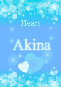 【あきな】運気UP!幸せのハート青ブルー