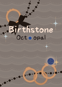 [改] 誕生石リング10 + 鼠色