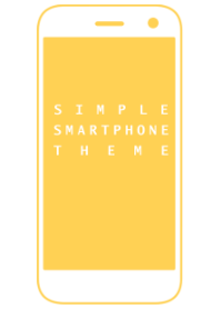 SIMPLE SMARTPHONE THEME[Yellow]2