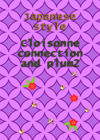 Japanese style(Cloisonne and plum2)