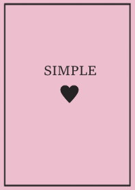 SIMPLE HEART / black pink(JP)