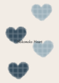 Mokomoko Heart -navy blue- Nordic 2