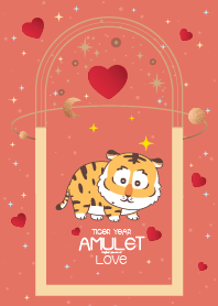 Tiger Year Amulet of Love Light Red
