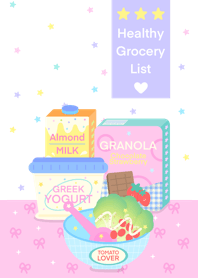 Healthy grocery list