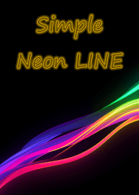 Garis Neon sederhana