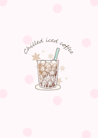 Chilled iced coffee -pink- 2