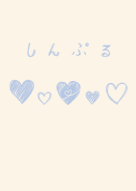 dull color blue bollpoint pen heart