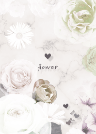 Marble and flower brown108_2