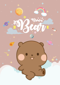 Brown Bears Baby Galaxy Light Brown