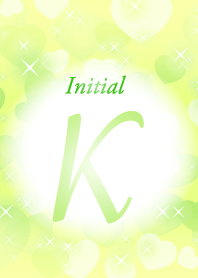 K-Initial-heart-Green