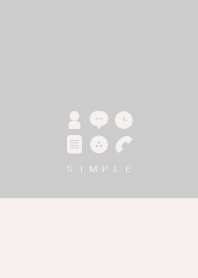 SIMPLE(beige gray)V.196b