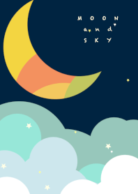 Moon and sky