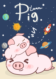 Pig Lover (Blue Galaxy ver.)