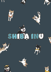 shibainu3 - dark indigo