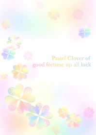 PastelClover of good fortune up all luck