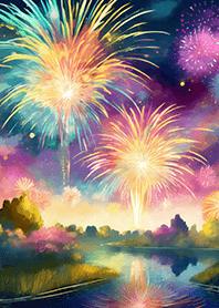 Beautiful Fireworks Theme#149