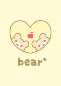 熊 蘋果 [黃色]