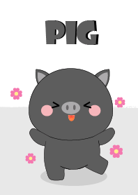 หมูดำน่ารักๆ
