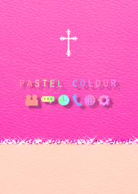 PASTEL COLOUR CROSS